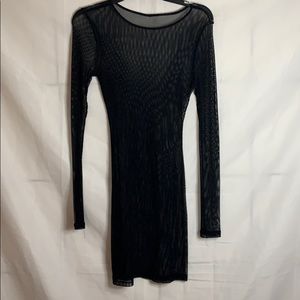 Black cocktail dress